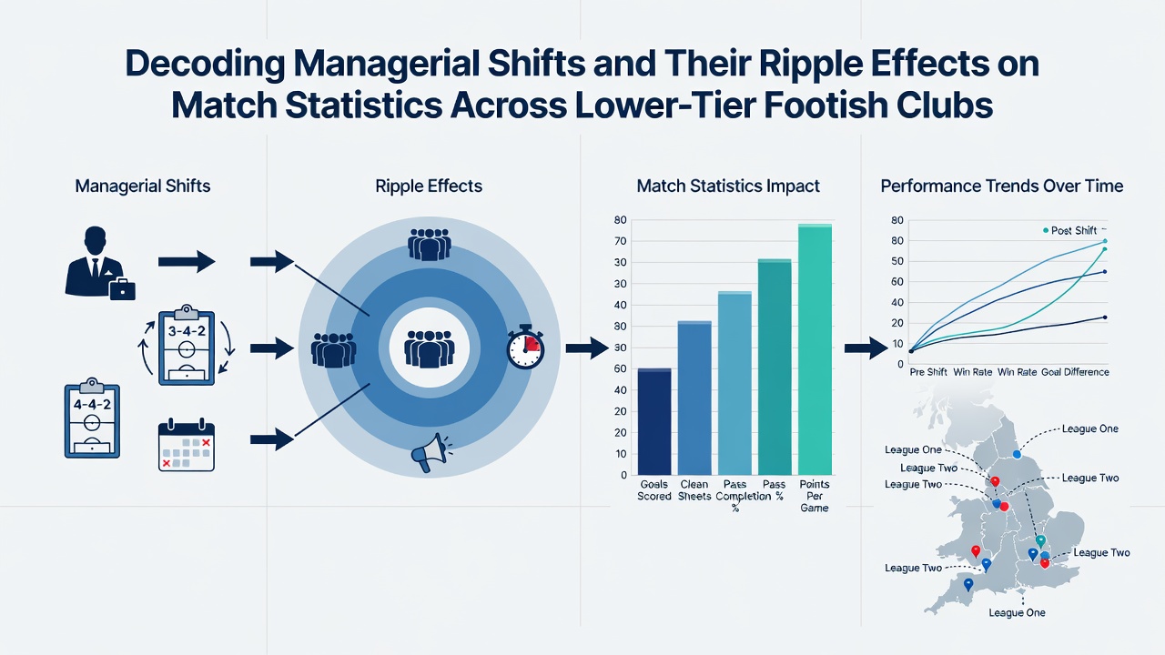 Lower tier English football match statistics analysis